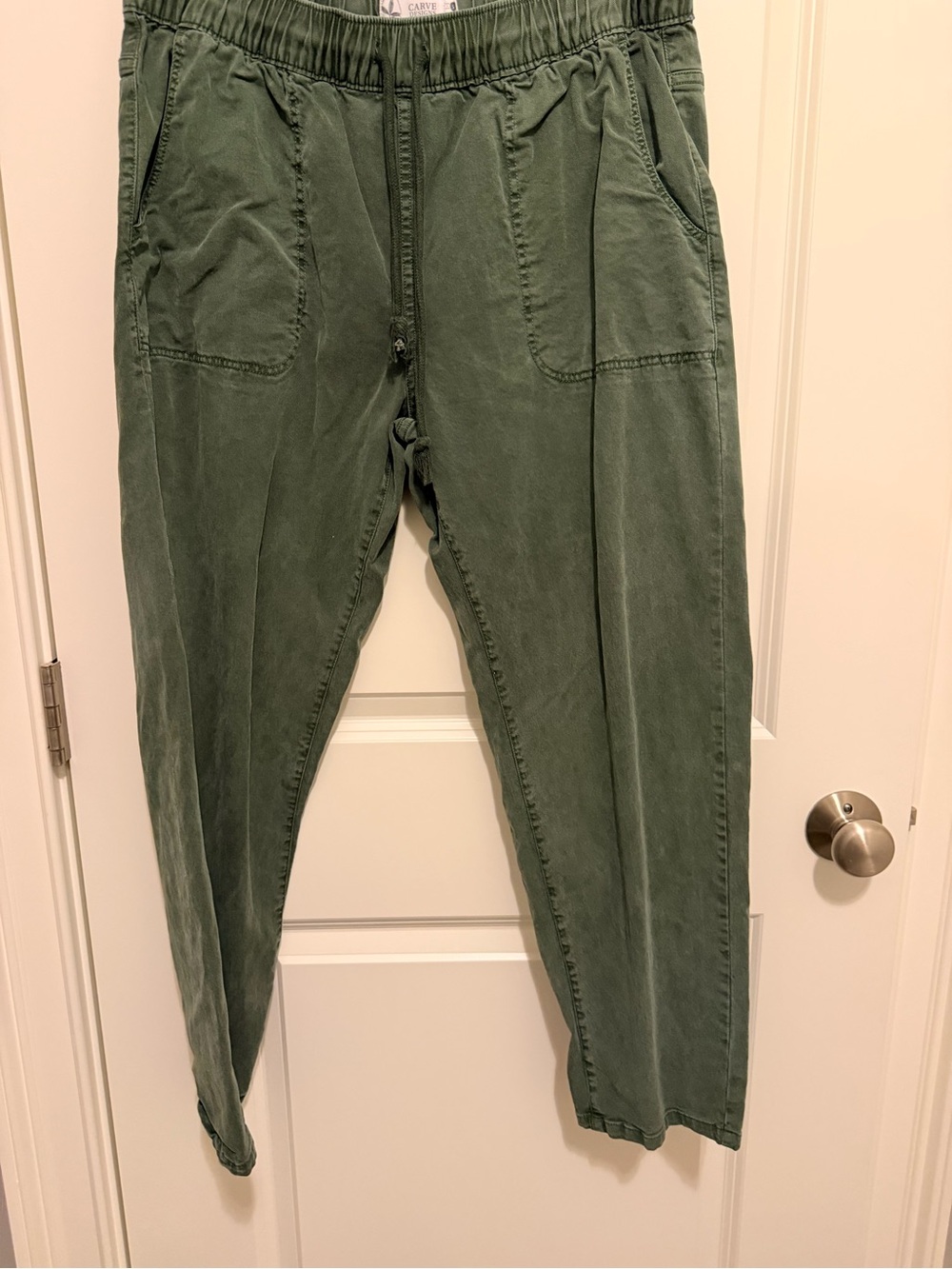 Carve Designs Olive Drawstring pants - Picture 4 of 7